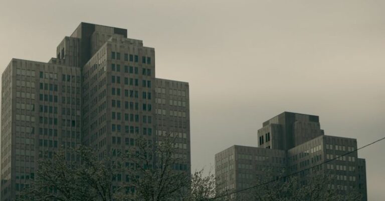 Centers - Dreary Buildings Downtown Pittsburgh