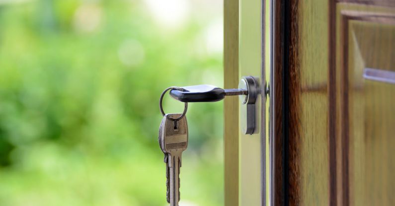 Housing - Black Handled Key on Key Hole