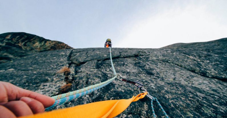 Support - Person Mountain Climbing